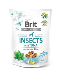 BRIT Care Dog Crunchy Cracker Insect&Tuna 200 g chrumkavé maškrty s hmyzom a tuniakom