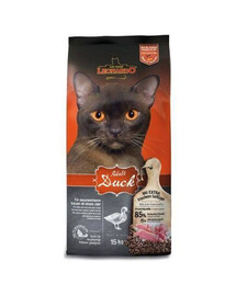 LEONARDO Adult Duck & Rice krmivo pre mačky s kačicou a ryžou 15 kg