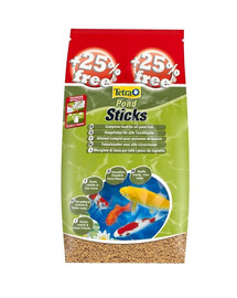 TETRA Pond Pond Sticks krmivo pre jazierkové ryby 5 l (4 l + 25 % ZADARMO)