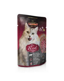 LEONARDO Finest Selection mokré krmivo pre mačky, hovädzie mäso 85 g