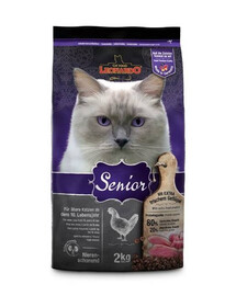 LEONARDO Senior granule pre staršie mačky 2 kg