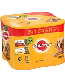 PEDIGREE Adult kapsičky pre psov, kuracie a hovädzie mäso v želé 24x 400 g