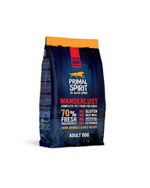 Primal 70% Wanderlust Dog Food 1 kg kompletné granule pre dospelých psov všetkých plemien