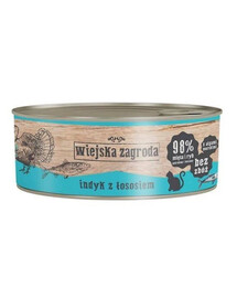 Wiejska Zagroda Cat Turkey with Salmon 85 g pre dospelé mačky