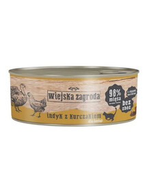 Wiejska Zagroda Cat Turkey with Chicken 85 g pre dospelé mačky