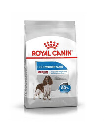 Royal Canin Medium Light Weight Care 12 kg - granule pro dospělé psy středních plemen s nadváhou