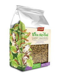 Vita Herbal pre hlodavce, múčné červy, 80 g