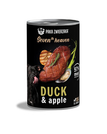 Paka Zwierzaka konzerva s kačacím mäsom a jablkom, 400 g pre psov všetkých vekových kategórií
