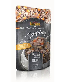 BELCANDO Mastercraft Topping Beef with Carrots pre dospelých psov 100 g