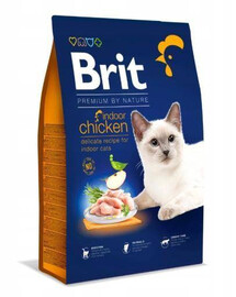 BRIT Cat Premium by Nature Indoor chicken 8 kg granule pre dospelé mačky v interiéri 8 kg