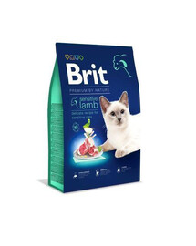 BRIT Cat Premium by Nature Sensitive jahňacie 1,5 kg