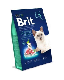 BRIT Cat Premium by Nature Sensitive jahňacie 800 g