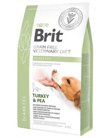 BRIT veterinárne krmivo diabetes psov 2 kg
