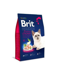 BRIT Cat Premium by Nature krmivo pre sterilizované mačky kura 300 g