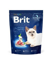 BRIT Cat Premium by Nature krmivo pre sterilizované mačky jahňacie 300 g
