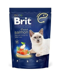 BRIT Cat Premium by Nature pre dospelú mačku s lososom 300 g