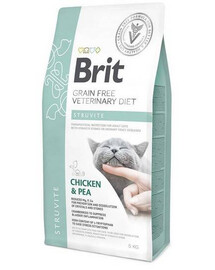 BRIT veterinárne krmivo Cat Struvite 5 kg