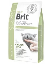 BRIT Veterinary Diets diabetes pre mačky 2 kg