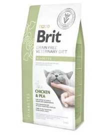 BRIT veterinárne krmivo diabetes pre mačky 5 kg