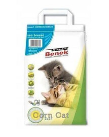 BENEK Super Corn Cat kukuričná podstielka sea breeze 14 l