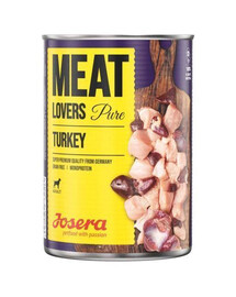 JOSERA Meatlovers Pure Turkey 6x 400 g