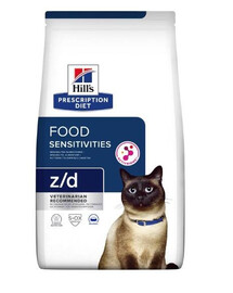 HILL'S Prescription Diét z/d Food Sensitivity Activ Biome granule pre mačky s citlivým tráviacim systémom 3 kg