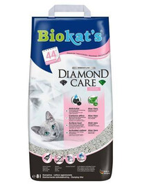 BIOKAT'S Diamond Care Fresh bentonitová podstielka s vôňou púdru pre mačky 8 l