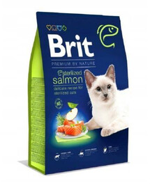 BRIT Cat Premium by Nature granule pre dospelé sterilizované mačky 8 kg