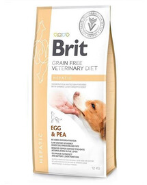 BRIT Veterinary Diets Dog Hepatic granule pre dospelých psov 12 kg