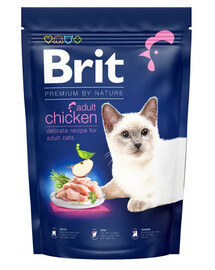 BRIT Cat Premium by Nature granule pre mačky s kuracím mäsom 1,5 kg