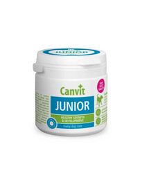 CANVIT Dog Junior 100 g komplexné vitamíny pre šteňatá