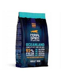 Primal 65% Oceanland Dog Food 1 kg hypoalergénne prírodné granule bez obilnín pre dospelých psov všetkých plemien