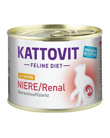 Kattovit Niere/Renal konzerva pre mačky s ochorením obličiek 185 g