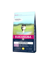 EUKANUBA GRAIN FREE PUPPY granule pre šteňatá veľkých a obrých plemien 3 kg