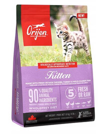 Orijen Kitten 1,8 kg bezobilné granule pre mačiatka