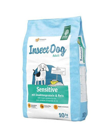 InsectDog Sensitive hypoalergénne granule pre dospelých psov 10 kg