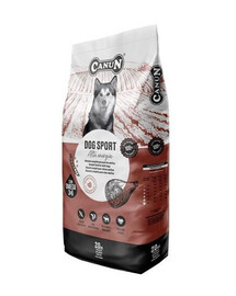 CANUN Dog Sport s hovädzím mäsom 20 kg granule pre energických a športových dospelých psov 20 kg