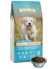 DIVINUS krmivo pre šteňatá 20 kg granule pre šteňatá 20 kg