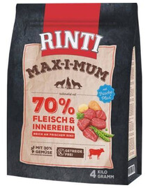 RINTI MAX-I-MUM s hovädzím mäsom 4 kg