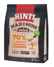 RINTI MAX-I-MUM Mini s kuracím mäsom pre malé psy 4 kg