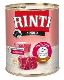 RINTI Singlefleisch Beef monoproteínové hovädzie mäso 800 g