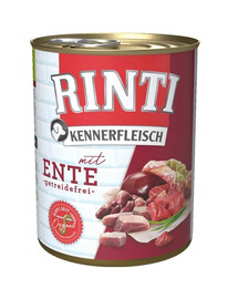 RINTI Kennerfleisch konzerva pre psa s kačacím mäsom 800 g