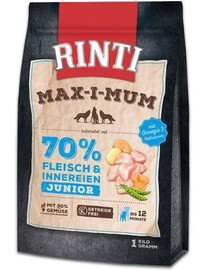 RINTI MAX-I-MUM Junior Chicken granule s kuracím mäsom pre šteňatá 1 kg