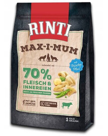 RINTI MAX-I-MUM Rumen granule pre psov s hydinovým mäsom a bachorom 1 kg