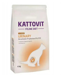 KATTOVIT Feline Diet Urinary granule pre mačky s kuracím mäsom 4 kg