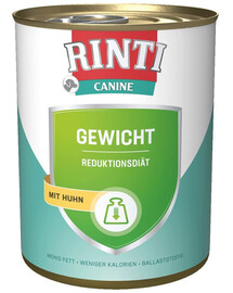 RINTI Canine Weight control konzerva pre psov s kuracím mäsom 800 g