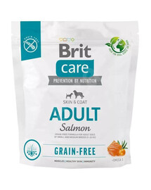 Brit care dog grain-free adult salmon granule pre dospelých psov 1 kg