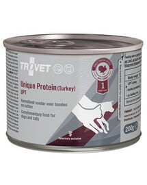 TROVET Unique Protein Turkey UPT pre psov a mačky morka 200 g