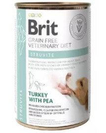 BRIT Veterinary Diet Struvite Turkey&Pea na ochorenie močových ciest pre psov 400 g