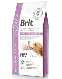 BRIT Veterinary Diets Dog Ultra-Hypoalergenic 12 kg hypoalergénne krmivo pre psov